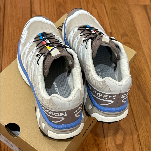 Salomon XT-6 Silver Cloud/Iron/Ultramarine - Picture 4 of 6